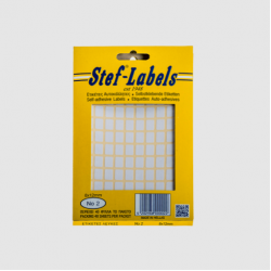 STEF ΕΤΙΚΕΤΤΕΣ ΑΥΤΟΚΟΛΛΗΤΕΣ 008x012mm 110/Φ. ΛΕΥΚΕΣ 40Φ STEF ΕΤΙΚΕΤΤΕΣ ΑΥΤΟΚΟΛΛΗΤΕΣ 008x012mm 110/Φ. ΛΕΥΚΕΣ 40Φ